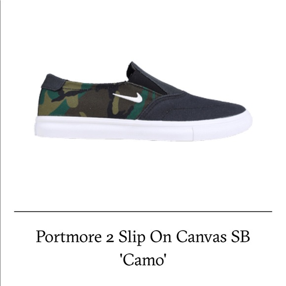 nike sb portmore cnvs camo